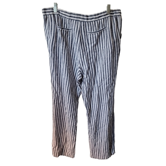 Ellen Tracy Women's Linen Blend Wide Leg PantSize large - Picture 6 of 8